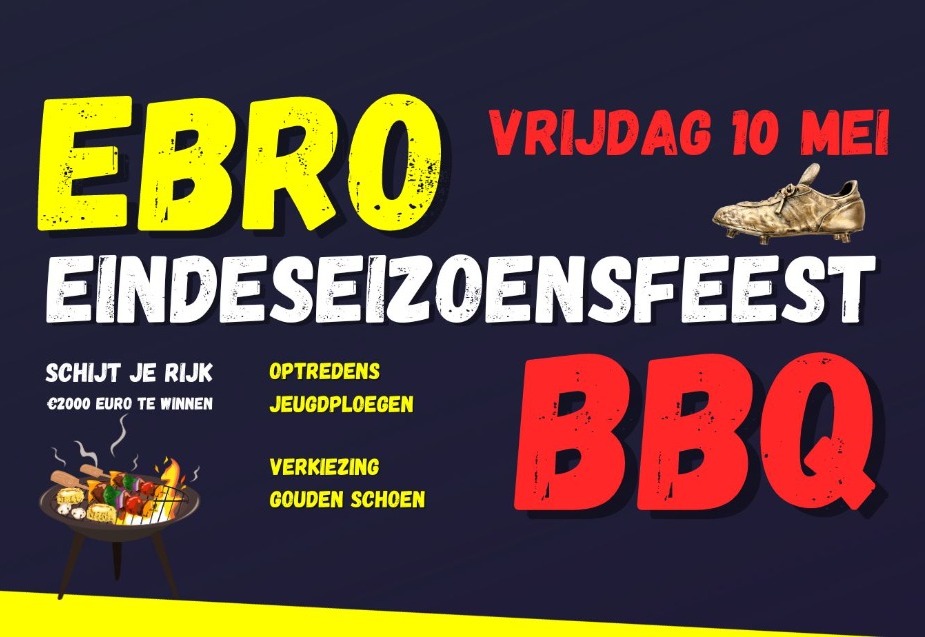 EBRO Eindeseizoensbarbecue + Gouden Schoen.